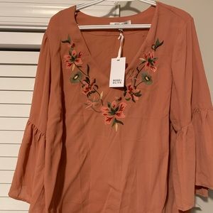 Rose & Olive Bell Sleeve Blouse